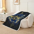thumbnail image 2 of Erosebridal Death Moth Throw Blanket for Couch,Gothic Theme Plush Blanket,Breathable Sherpa Blanket 30x40,Starry Sky Decor, 2 of 7