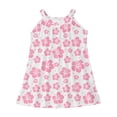 thumbnail image 1 of Robe Fille Sans Manches Débardeur Robe d'Été Robe de Princesse Robe Évasée à Étages Robe Trapèze à Fleurs Robes de Fête d'Anniversaire pour Filles, 1 of 4