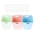 thumbnail image 1 of IFANLANDOR 1 Set Trash Sorting Bin Compact Plastic Wall Mountable Indoor Recycle Bins Assorted Color 11.0X3.14X0.79in, 1 of 6