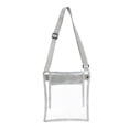 thumbnail image 2 of Sac Messager Transparent, Visible à l'Intérieur du Stade Sac Transparent Approuvé TPU pour Concerts Gris, 2 of 8