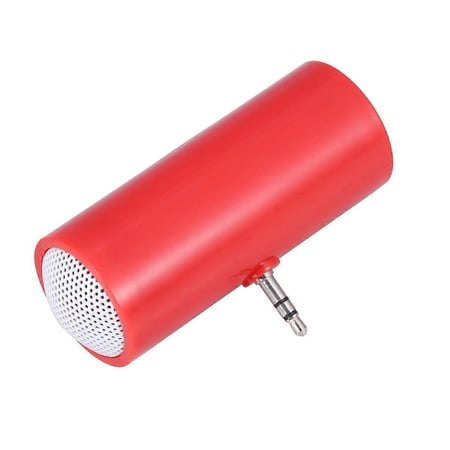 Mini speaker Portable speaker Mobile Phone Mini speaker with 3.5mm plug red