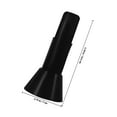 thumbnail image 2 of HAMPPLIES 2Pcs Adjustable Toilet Partition Foot Black Plastic Support for Restroom Partition Hardware, 2 of 8