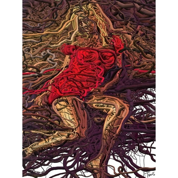 Design a Tree Girl - CANVAS OR FINE PRINT WALL ART PRINT