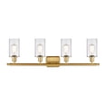 thumbnail image 2 of 516-4W-SG-G802 Innovations Lighting Clymer - 4 Light Bath Vanity In Art Deco Style-12 Inches Tall and 36 Inches Wide-Satin Gold Finish-Clear Glass, 2 of 2