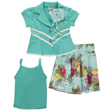 Floral Outfit Girl - Little Girls'