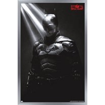 DC Comics Movie The Batman - The Batman Wall Poster, 22.375" x 34", Framed