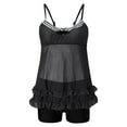 thumbnail image 5 of CNKOO Digital Bikini Beach Tankini Set Women‘s Print Large Suspender Split Swimsuit, 5 of 5
