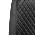 thumbnail image 3 of FH Group Universal Fit Faux Leather Seat Cushion Cover Pad Protectors Front - Black 2Pc, 3 of 6