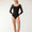 Black, variant on Slemon Adult Ballet Leotards for Women Long Sleeve Mesh Lace Dance Bodysuit