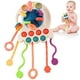 thumbnail image 1 of Xouduxpl Juguetes para bebés, juguete Montessori para bebés de 6 a 12, 12 a 18 meses, juguete sensorial, habilidades motoras y actividad de cuerda para tirar de 1, 2, 3, 4, 5, 6 años, regalos de Pascu, 1 of 5