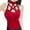 Red, variant on Women Velvet Hollow Out Neckline Longline Fitted Sleeveless Vest Camisole Tops For Women For Layering Black,One Size