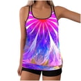 thumbnail image 2 of Traje de baño de 2 piezas para mujer, trajes de baño para mujer, traje de baño de verano de talla grande con estampado, bikini, traje de baño dividido para mujer, traje de baño de poliéster, 2 of 6