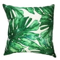 thumbnail image 1 of Homeport Monsteria White Decorative Outdoor Cushion, 1 of 2