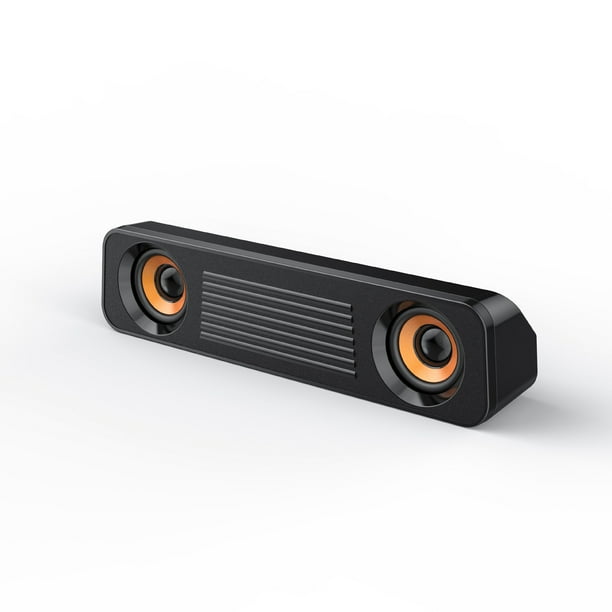 Pisexur Electrónica para Hombres Altavoces de Computadora con Cable USB Altavoces de Escritorio Estéreo con Alimentación USB Barra de Sonido Altavoces Electrónica para Niños, Organizador de Electróni