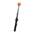 thumbnail image 2 of funtasica Golf Swing Trainer Telescopic Warm up Stick Lightweight Outdoor Golf Trainer Training Aid Alignment Stick for Flexibility , Black Orange, 2 of 8