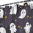 thumbnail image 3 of Dark Halloween Ghosts with Stars Shower Curtain 72"x72" ,Bathroom Decorative Shower Curtains Set with 12 Hooks,Modern Waterproof Washable Shower Curtain, 3 of 6