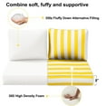 thumbnail image 6 of Outdoor Loveseat Cushion Set, 48 x 24, Water Repellent, Fade Resistant, Couch love seat, 6 of 6