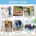thumbnail image 5 of Tripumer 5 Pcs Disposable Clear Plastic Rain Pants One Size Fits Most Foot Wrapped Rainwear for Outdoor Activities, 5 of 7