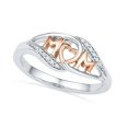 thumbnail image 3 of Delicated Mom Letter Rings Women Sparking Rhinestone Hollow Letter Rings Gift ring out Mother Bithday Christmas Gift Ring, 3 of 7