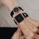 thumbnail image 4 of Estuche para reloj con marco protector antichoque y doble fila de perforaciones, compatible con Fitbit Versa 2 Series (oro rosa), 4 of 5