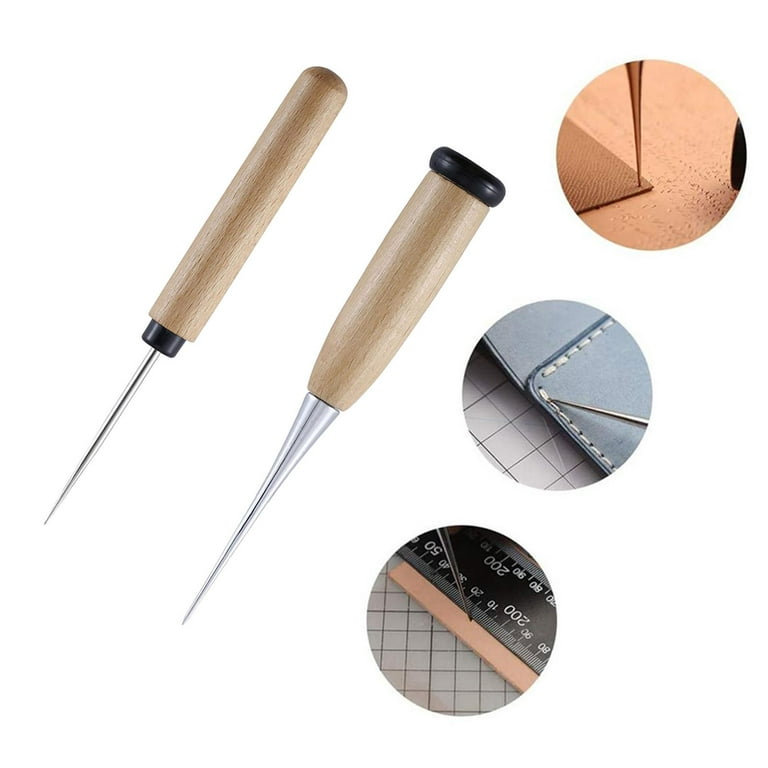 2Pcs Bookbinding Tool, Sewing Awl Tool, Leather Sewing for Leathercraft  Bookbinding and Scrapbooking 