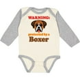 thumbnail image 3 of Inktastic Protected by a Boxer Dog Boys or Girls Long Sleeve Baby Bodysuit, 3 of 5