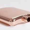 thumbnail image 2 of Flasks rose gold 6 oz Flasque en Acier Inoxydable pour vodka hip flask pour Bouteille d'Alcool Entonnoir à Liqueur hip Flasques (HTOOQ)), 2 of 5