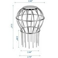 thumbnail image 2 of Decodeary Easy-to Leaf Grille Made With Stainless Steel Sturdy And Durable Downpipe Grille 75pipes 1Set, 2 of 6