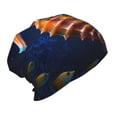 thumbnail image 2 of Sikiie Yellow Fish Seahorse Toddler Beanie Kids Beanie Hat Warm Winter Hats for Boys Girls Knit Cap, 2 of 7