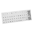 thumbnail image 1 of HEVIRGO Autocollant de Remplacement pour Clavier Disposition Lettres Russes pour PC Ordinateur Portable, 1 of 10