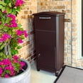 thumbnail image 6 of Architectural Mailboxes Elephantrunk Large Aluminum Steel Locking 1-Slot Mailbox, Vacation Stopper, 6 of 13
