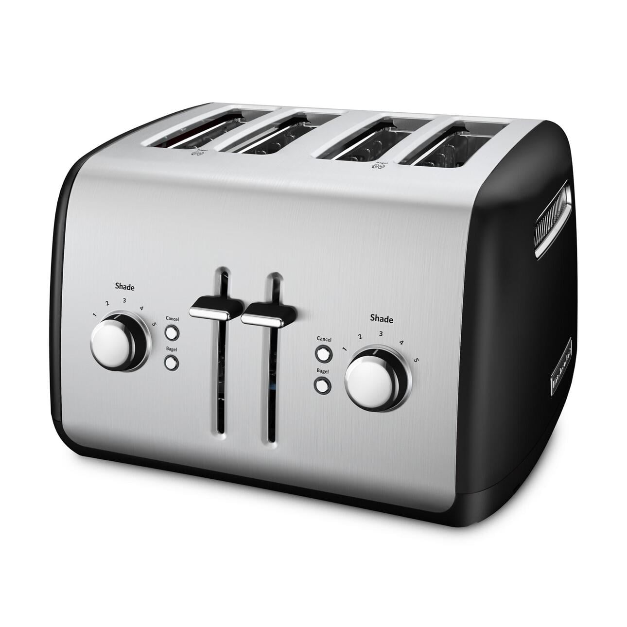 KitchenAid® 4-Slice Toaster with Manual High-Lift Lever, Onyx Black (KMT4115OB)