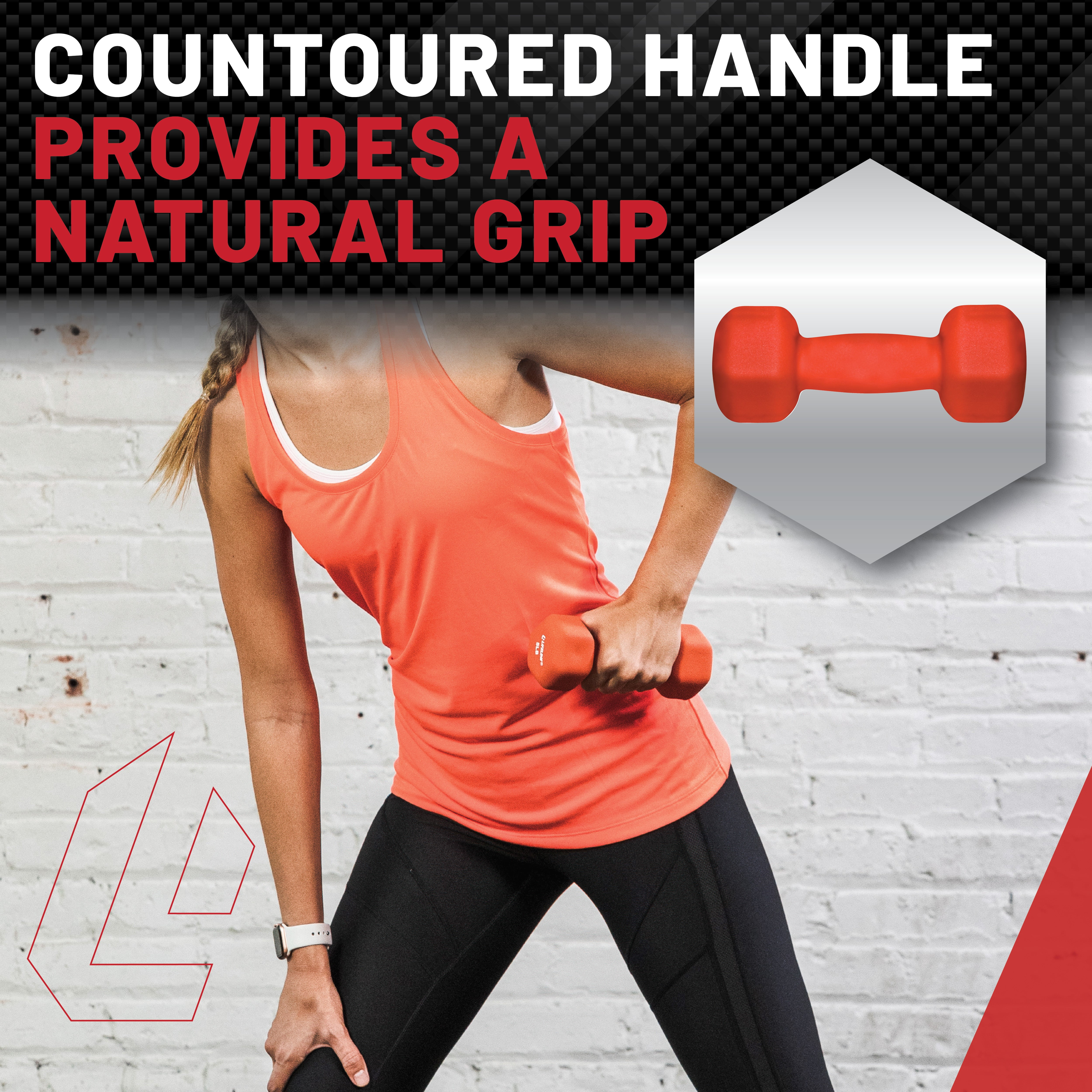 Lifeline Hex Neoprene Dumbbell - 5lb