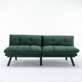 thumbnail image 4 of Leumius Futon Sofa Bed High-Density Memory Foam Adjustable Backseat, Greem, 4 of 6