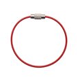 thumbnail image 1 of Clearance! Color Coated Wire Rope Keychain Key Ring Stainless Steel Keychain Rubber Coated Wire Ring Wire Lock Buckle Today Deals Lighting Deal'S #59, 1 of 2