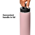 thumbnail image 4 of OXO Strive 40 oz. Insulated Water Bottle with Handled Lid - Rose Quartz, 4 of 9