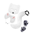 thumbnail image 4 of Conjunto de orejas y cola de animal, linda máscara de Halloween para cumpleaños, fiestas, clubes nocturnos, 4 of 8