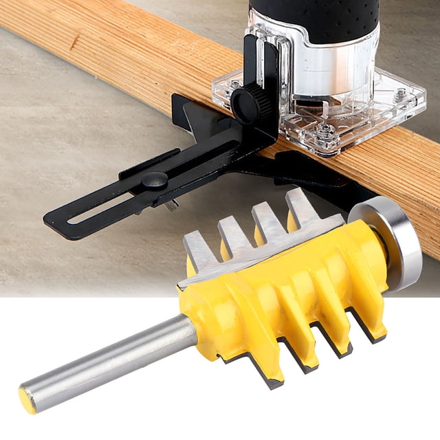 Fresa para juntas de dedo, broca para enrutador con vástago de 1/4", broca para enrutador con juntas de dedo, fresa para carpintería, materiales ecológicos