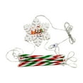 thumbnail image 2 of Luces navideñas, adornos LED en forma de escalera, luces colgantes impermeables, decoración de luces navideñas para chimenea, vacaciones, pared, decor, 2 of 8