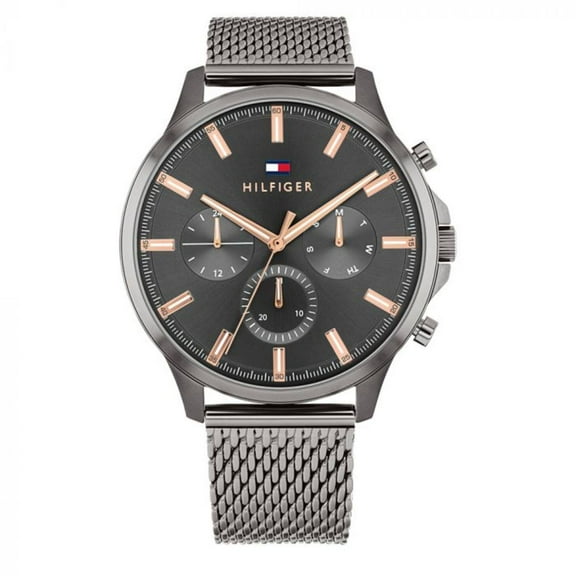 Tommy Hilfiger 1710500 Men's Ryder Gunmetal Dial Bracelet Watch