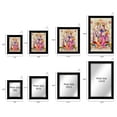 thumbnail image 4 of IBA Indianbeautifulart Radha Krishna Picture Frame Religious Poster Black Wall Frame Deity Photo Frame Wall Decor&nbsp;For Home/ Office/ Temple-6 x 8 Inches, 4 of 7