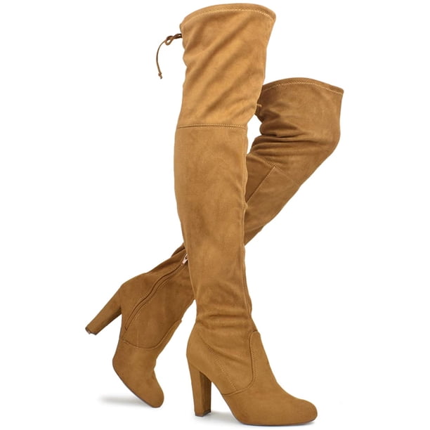 Wild Diva Lounge Suede Over The Knee Boots