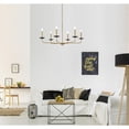 thumbnail image 3 of Cohen 36 inch pendant in black and brass, 3 of 9