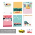 thumbnail image 2 of Gotcha Covered Adhesive Sticky Notes, 3" x 4", Multicolor, 6 Pads, 2 of 6