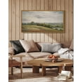 thumbnail image 4 of Drsoum 20x40in Natural Framed Landscape Large Canvas Wall Art Vintage Classical Rural Hill Prints Hallway Bathroom Office Decor, 4 of 6