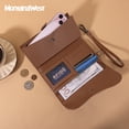 thumbnail image 7 of Montana West Wallet for Women Leather Wristlet Trifold Money Organizer with Coin Purse, Brown, 7 of 7