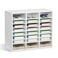 thumbnail image 6 of KFFKFF Document Divider, 24 Sections Office Postbox with Modifiable Racks, Timber Post Sorter Medium Density Fiberboard for Office, Home, Classroom Storage of Files, Documents, Papers, in White, 6 of 9