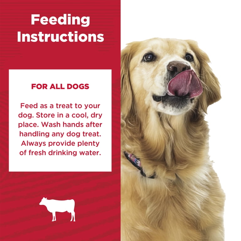 Country Kitchen No-Hide Beef Ring Dog Treats 7ct Chewy Long