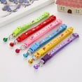 thumbnail image 6 of 1Pack XXS Dog Collar with Bell,Soft Nylon Identification Pink Cat Collar Girl Puppy Collar with Bells Adjustable Buckle for XXS Xs Tiny Little Pet Female Dogs,Neck 7.5-12.5 Inch, 6 of 7