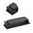 thumbnail image 4 of Nylon Adhesive Cable Clip Wire Clamp Organizer Holder Inner Size 40x7mm Black 50 Pieces, 4 of 6